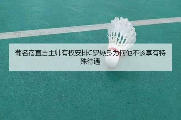 葡名宿直言主帅有权安排C罗热身为何他不该享有特殊待遇 - YAMEISPORTS